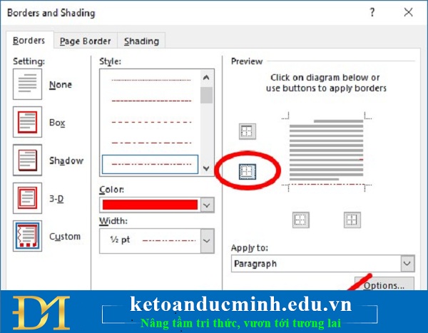 Tạo dòng kẻ ngang nhanh sử dụng phím Enter 3