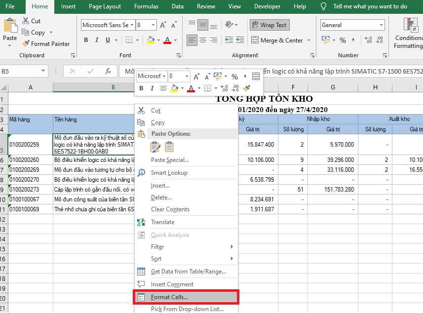 Hướng dẫn cách căn lề hai bên đều nhau trong ô Excel 