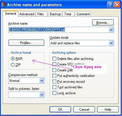 Giải nén file bằng winrar 1