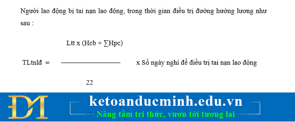 Cách tính tiền lương trả cho người lao động trong thời gian nghỉ để điều trị tai nạn lao động