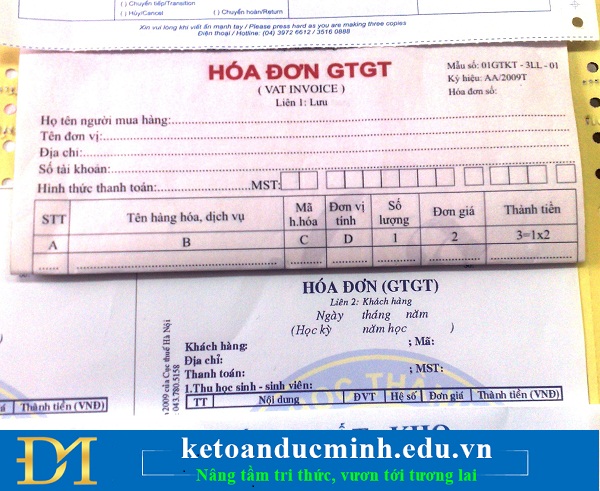 Những lưu ý quan trọng về  hóa đơn GTGT đầu ra