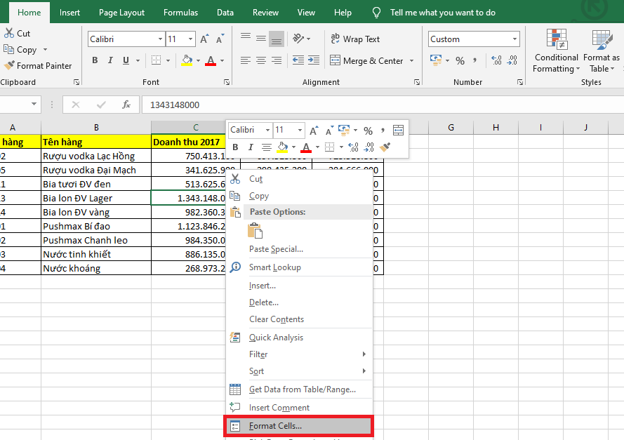 Mách bạn cách ẩn nhanh dữ liệu trong Excel 