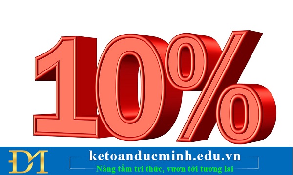Thuế suất 10%