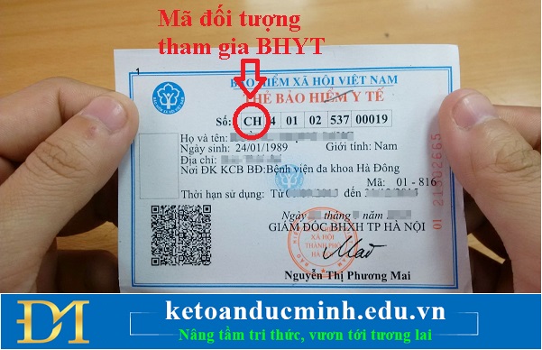 Mã đối tượng BHYT CH