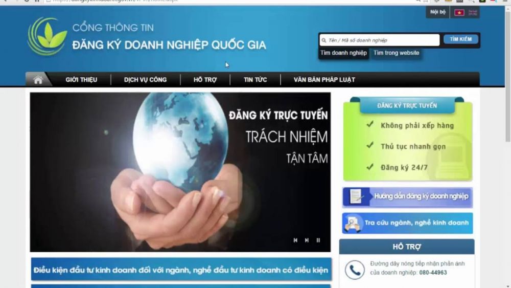 Đăng ký / Thông báo tài khoản ngân hàng với sở kế hoạch đầu tư