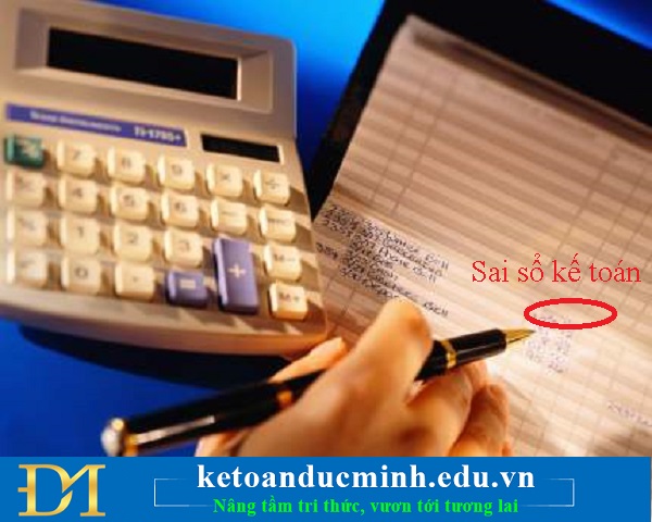  Xử phạt về sổ kế toán