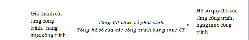 Giá thành công trình