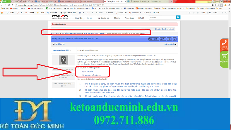 Cách download và cài đặt phần mềm kế toán Misa 2017 BẢN MỚI NHẤT 2