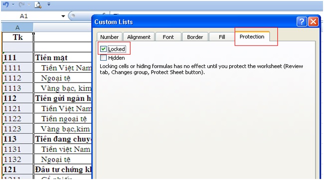 Đặt mật khẩu trong file excel3