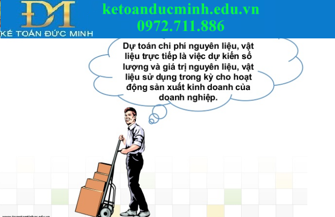 Dự toán chi phí nguyên vật liệu