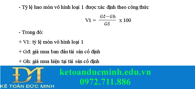 Hao mòn loại 1 - Kế toán Đức Minh