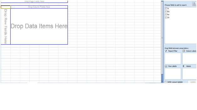 Làm báo cáo lưu chuyển tiền tệ bằng PivotTable trong excel 4