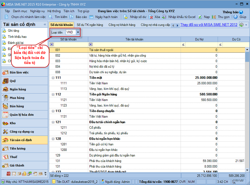 Quy trình nhập dữ liệu ban đầu trên phần mềm kế toán MISA SME.NET 2015 22