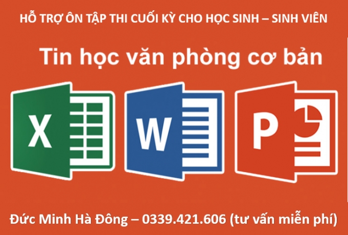 HỖ TRỢ GIẢNG DẠY ÔN TẬP THI CUỐI KỲ CHO HỌC SINH -  SINH VIÊN