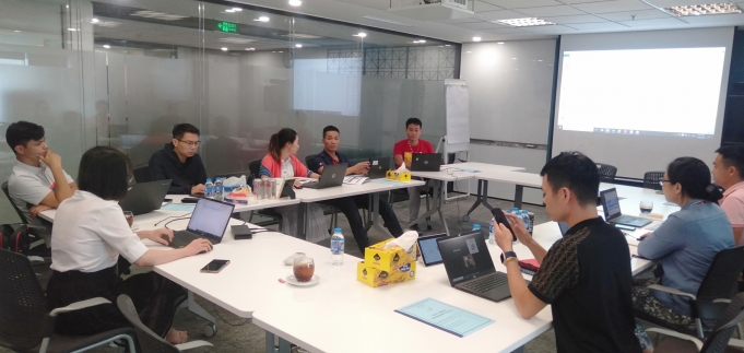 Khóa đào tạo Tin học văn phòng Excel nâng cao cho CBNV của Văn Phòng Target Sourcing Service Hà Nội.