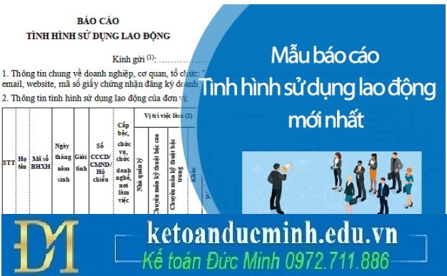 Mẫu báo cáo tình hình cho thuê lại lao động mới nhất