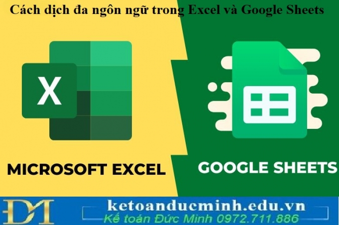 Cách dịch đa ngôn ngữ trong Excel và Google Sheets Cách dịch đa ngôn ngữ trong Excel và Google Sheets