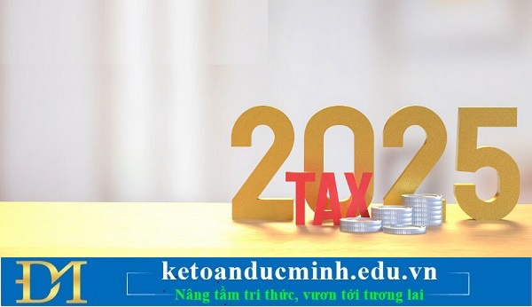 Chính sách mới về thuế có hiệu lực tháng 01/2025 – Kế toán Đức Minh. Chính sách mới về thuế có hiệu lực tháng 01/2025 – Kế toán Đức Minh.