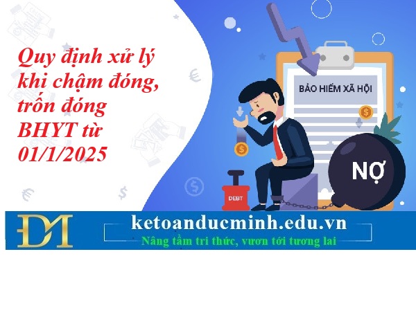 Quy định xử lý khi chậm đóng, trốn đóng BHYT từ 01/1/2025 – Kế toán Đức Minh. Quy định xử lý khi chậm đóng, trốn đóng BHYT từ 01/1/2025 – Kế toán Đức Minh.