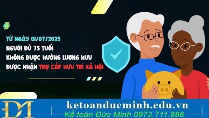 Người từ 75 tuổi không có lương hưu được hưởng trợ cấp nào từ 01/7?