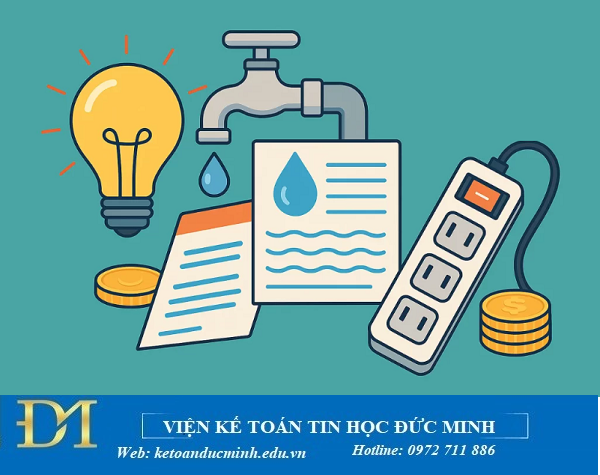 Các vấn đề liên quan đến bảng kê hóa đơn tiền điện, tiền nước và lập hóa đơn tiền điện, tiền nước – Kế toán Đức Minh.