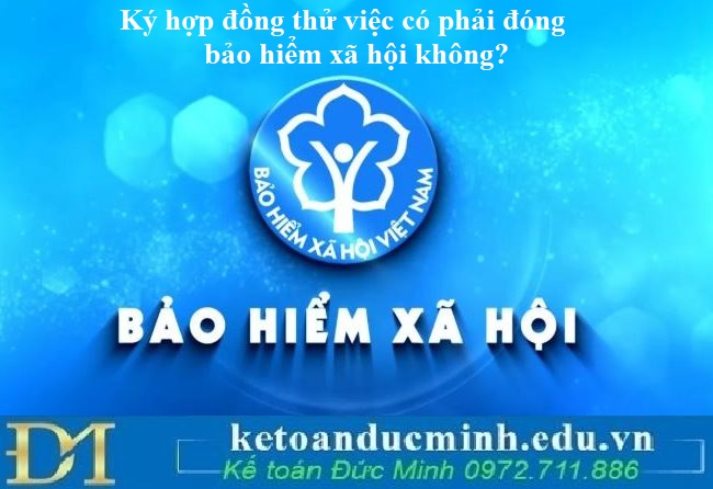 Ký hợp đồng thử việc có phải đóng bảo hiểm xã hội không?