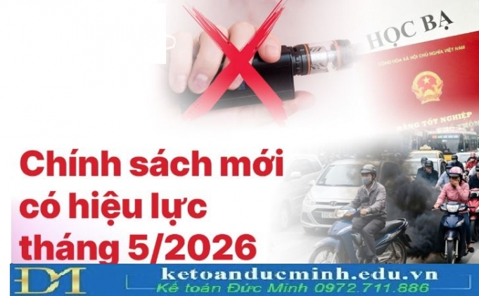 27 Nghị định có hiệu lực từ tháng 5/2026