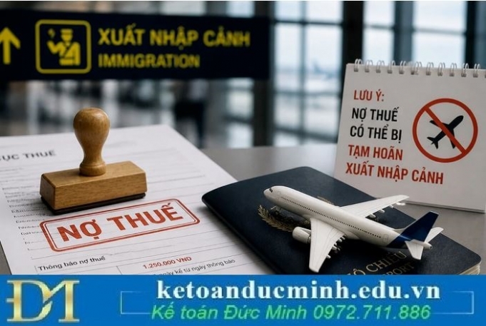 Lưu ý quan trọng về tạm hoãn xuất cảnh do nợ thuế