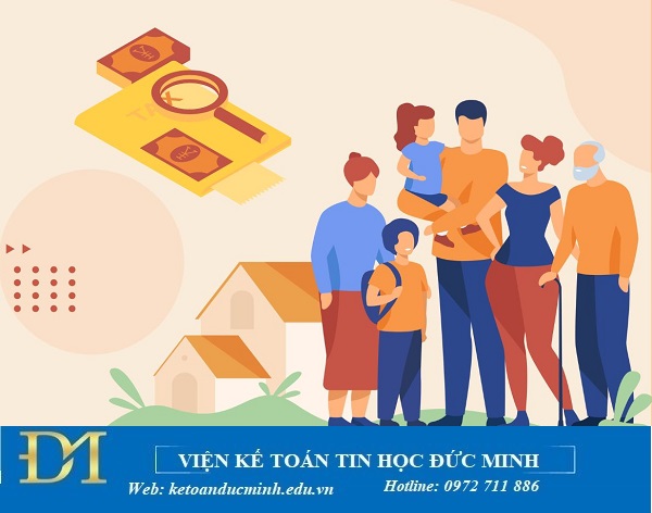 Hồ sơ giảm trừ gia cảnh cho người phụ thuộc - Kế toán Đức Minh.