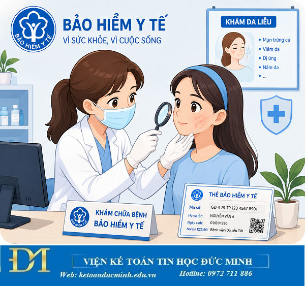 Khám da liễu có được hưởng bảo hiểm y tế không? Kế toán Đức Minh. Khám da liễu có được hưởng bảo hiểm y tế không? Kế toán Đức Minh.