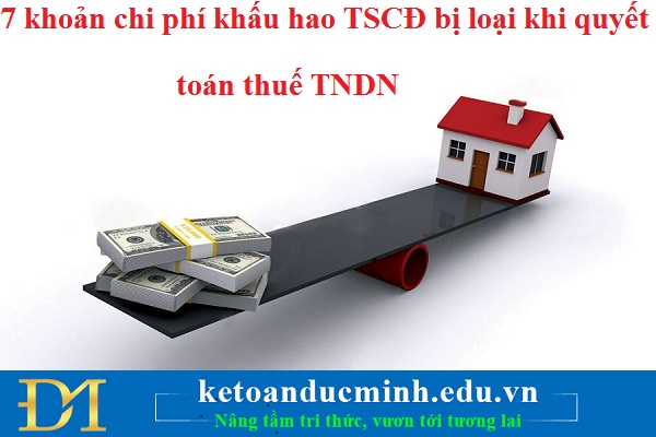 7 khoản chi phí khấu hao TSCĐ bị loại khi quyết toán thuế TNDN