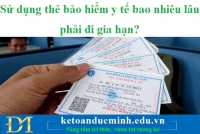 Sử dụng thẻ bảo hiểm y tế bao nhiêu lâu phải đi gia hạn? – Kế toán Đức Minh