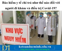 Bảo hiểm y tế chi trả như thế nào đối với người đi khám và điều trị Covid-19?