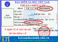 Ý nghĩa 10 số cuối của mã thẻ bảo hiểm y tế - Kế toán Đức Minh