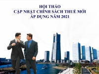 HỘI THẢO CẬP NHẬT CHÍNH SÁCH THUẾ MỚI ÁP DỤNG NĂM 2021