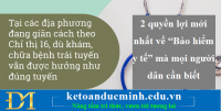 2 quyền lợi mới nhất về “Bảo hiểm y tế” mà mọi người dân cần biết - KTĐM