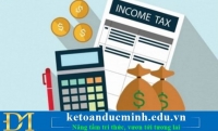 Hướng dẫn chi tiết cách hạch toán thuế thu nhập cá nhân - KTĐM