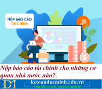 Nộp báo cáo tài chính cho những cơ quan nhà nước nào? Kế toán Đức Minh.