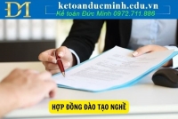 Trường hợp nào ký hợp đồng đào tạo nghề?