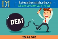 Trường hợp nào được xóa nợ thuế? Hồ sơ, thủ tục thế nào?