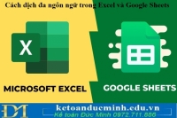 Cách dịch đa ngôn ngữ trong Excel và Google Sheets