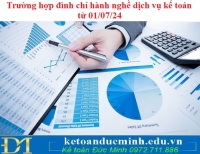 Trường hợp đình chỉ hành nghề dịch vụ kế toán - từ 01/07/24