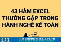  43 HÀM EXCEL THƯỜNG GẶP TRONG HÀNH NGHỀ KẾ TOÁN