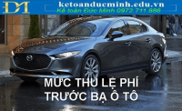 Mức thu thuế trước bạ ô tô khi mua mới và cách nộp