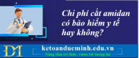 Chi phí cắt amidan có bảo hiểm y tế hay không? Kế toán Đức Minh.