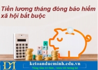 Tiền lương tháng đóng bảo hiểm xã hội bắt buộc – Kế toán Đức Minh