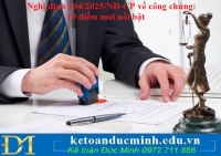 Nghị định 104/2025/NĐ-CP về công chứng: 10 điểm mới nổi bật