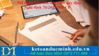 Nội dung trên hóa đơn theo quy định Nghị định 70/2025/NĐ-CP