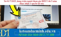 Từ 01/7/2025, hàng triệu người tham gia BHYT đủ 5 năm được nhận 3 quyền lợi này