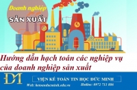 Hướng dẫn hạch toán các nghiệp vụ của doanh nghiệp sản xuất – Kế toán Đức Minh.